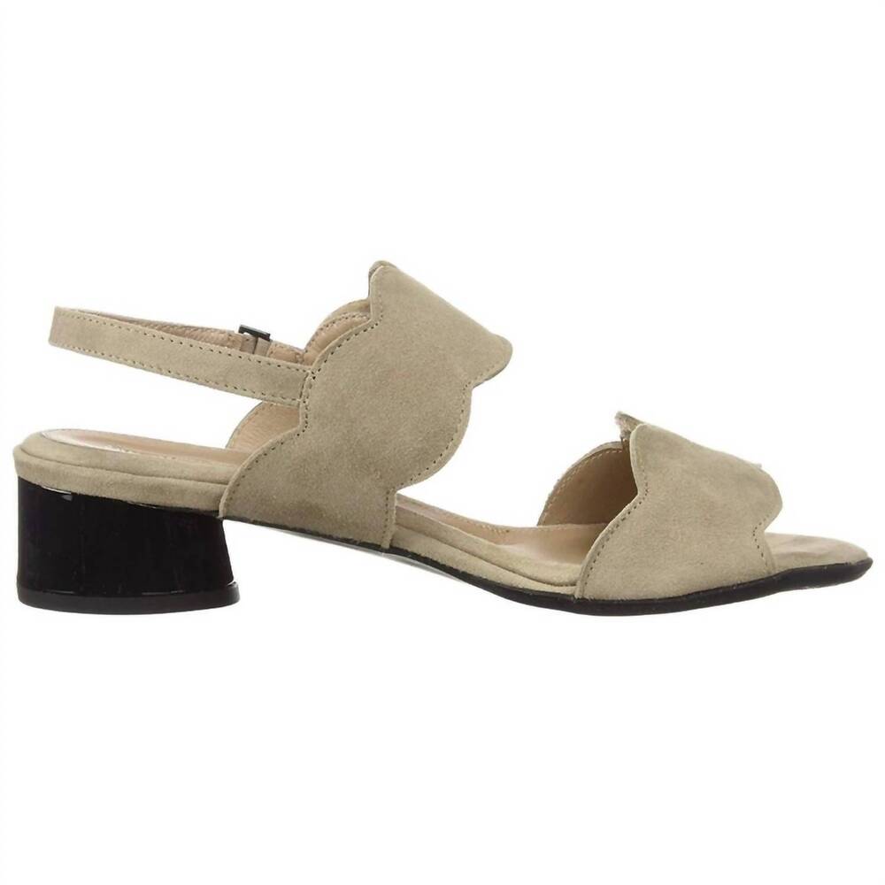NEW BEAUTIFEEL women's elsie 0302 sandal in tahini suede